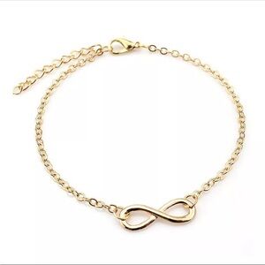 Gold Infinity Chain Bracelet